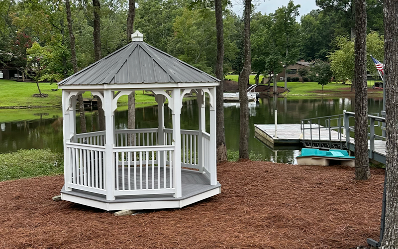 The Latest Chalet Addition: A New Gazebo from Westwood Sheds!